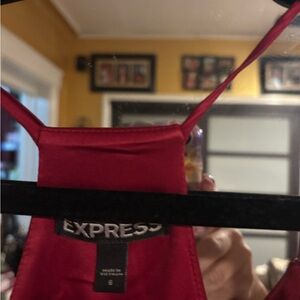 Express Vibrant Red dress